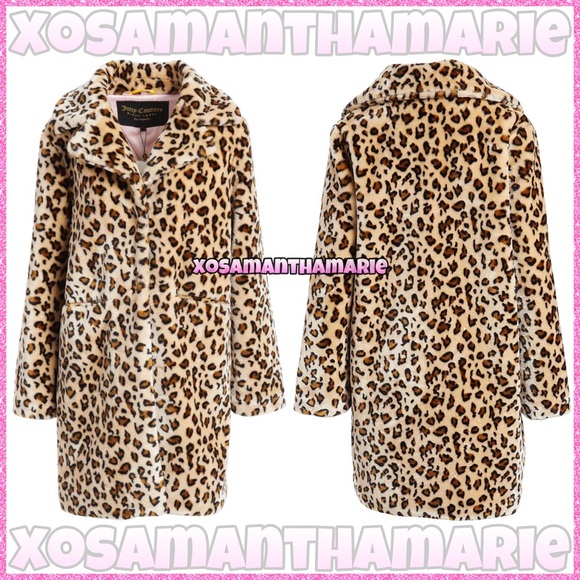 Juicy Couture Leopard Fur Coat - Picture 12 of 16